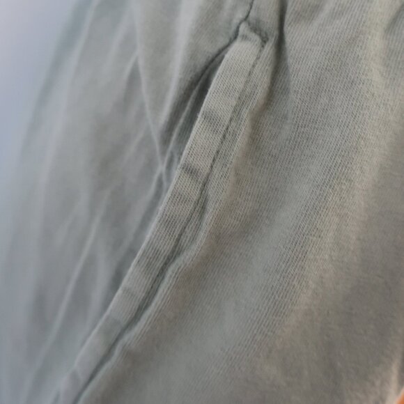 Women Z Supply Sage Green Flat Front Pull-On Wide Leg Cropped Pants M - Picture 4 of 9